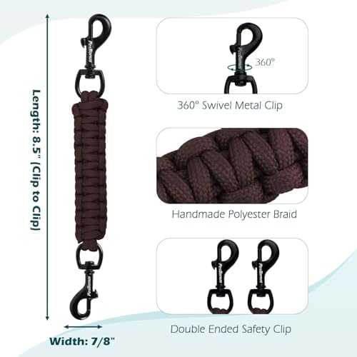 PetBonus Dog Collar Safety Clip, Handmade Prong Collar to Harness Connector - Image 2
