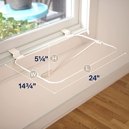 Prevue Pet Products TabbyNapper Easy Mount Cat Hammock Bed Perch for Window, No Tools Needed - Image 5