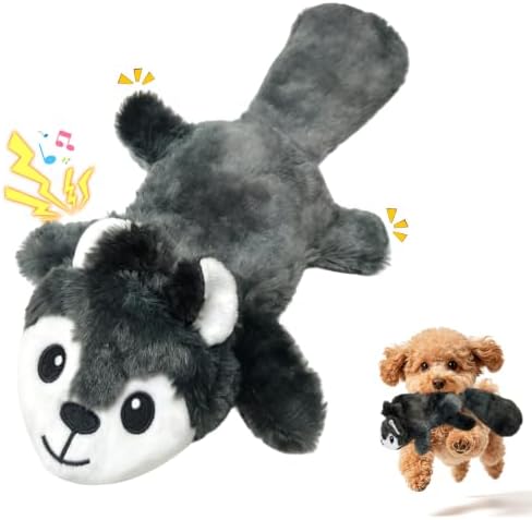 Fuufome Interactive Squeaky No Stuffing Crinkle Chew Toy for Dogs by Fuufome