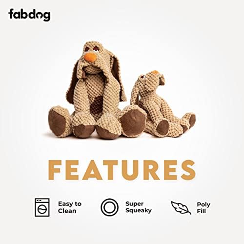 fabdog Floppies Plush Dog Toy - Cute & Durable Squeaky Dog Toys - Best Squeak Toy for Puppies and All Breeds | Ideal Pet Gift| Large Dog - Image 3