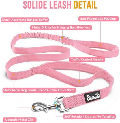 SlowTon No Pull Dog Harness and Leash Set - Heavy Duty, Soft Padded - Image 4