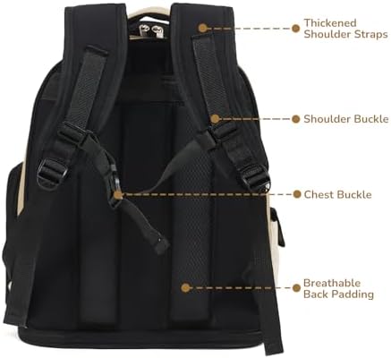 Cat Bubble Backpack Carrier, TSA Airline Approved Pet Travel Bag for Small Medium Dogs, Clear Hiking Camping Backpack for Cats, Kitten and Puppy up to 18 lbs, Khaki Bubble - Image 5
