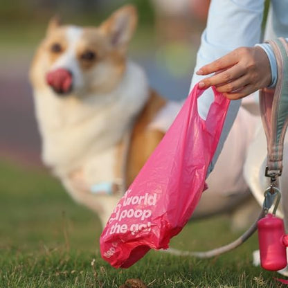 Deo Doo Dog Poop Bags with Handles, 360 Bags, Rose Scented (Only Rolls) - Image 5