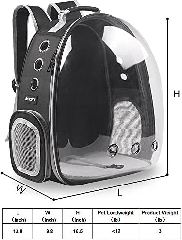 Cat Backpack Carrier Breathable Pet Travel Bag for Cats Dogs Bunny - Image 2