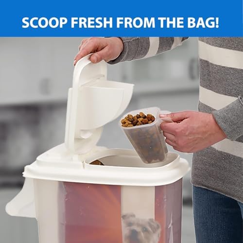 Buddeez Pet Food Storage Container, 16 lb, with Pour Spout for Bird Seed - Image 4