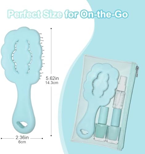 Cloud Shape Small Dog Grooming Brush (Sky Blue） - Image 2