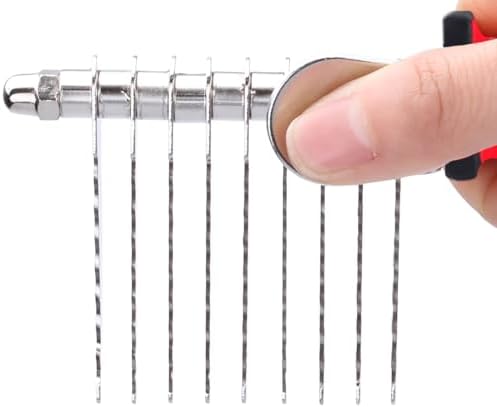 QUMY Dog Comb Kit-Dematting Rake Comb for Dogs Metal Cat Dog Grooming Brush - Image 7
