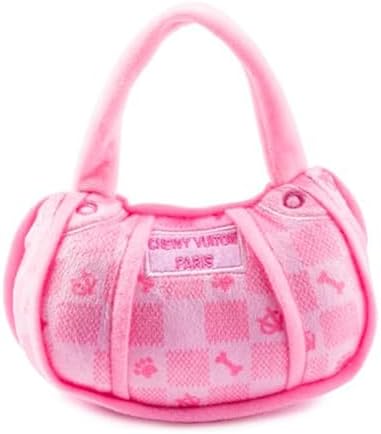 Haute Diggity Dog Chewy Vuiton Handbag Plush Dog Toy, Designer Parody Toy by HauteDiggityDog