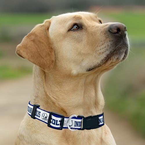 New & Improved Pets First NFL Indianapolis Colts Licensed PET Collar, X-Large - Heavy-Duty, Strong, and Durable New Dog Collar. Available in 32 Football Teams and 4 Sizes - Image 5