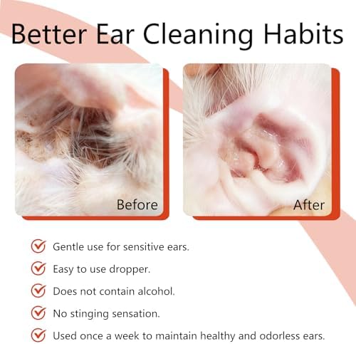 FlowFish Pet Ear Cleaner for Dogs Ear Infection Treatment, No-irritating Dog Ear Cleaner Solution for Treat Dog Ear Infection At Home with Gentle Caring [1.69 FL.OZ] - Image 5