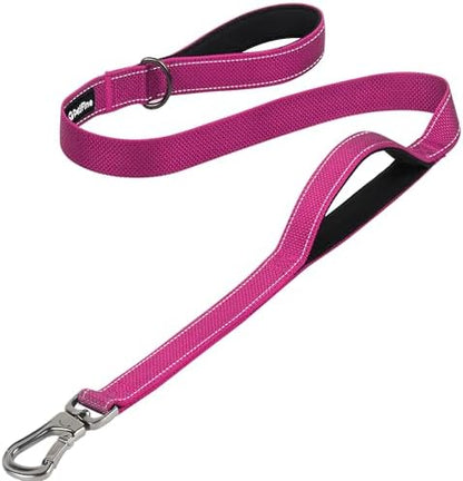 PetiFine 4FT Heavy Duty Dog Leash with Soft Padded Double Handle by PetiFine