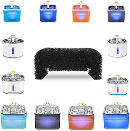 Wonder Creature Cat Water Fountain Sponge Foam Filter Replacement 4 Pack - Image 2