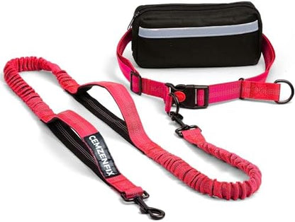 Hands Free Dog Leash with Waist Belt and Bungee for Walking by Unknown