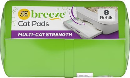 Purina Tidy Cats Cat Litter Breeze Pads Refill Pack Multi Cat Litter Pads - 8 ct. Bag