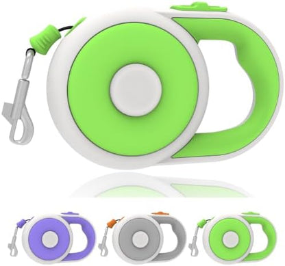 16Ft Retractable Dog Leash for Small Medium Dog Up to 50lbs, Green by Slognny