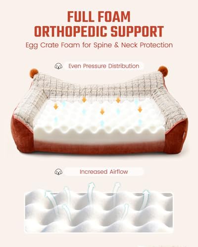 Orthopedic Dog Beds Couch Small Medium Sized Dogs, 30" L - Image 3