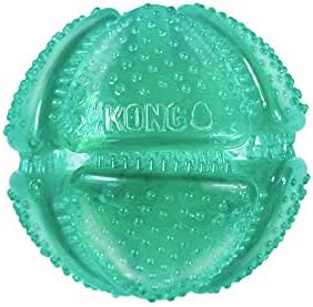 KONG Squeezz Dental Ball, Flexible Dental Chew Toy, for Medium/Large Dogs by KONG