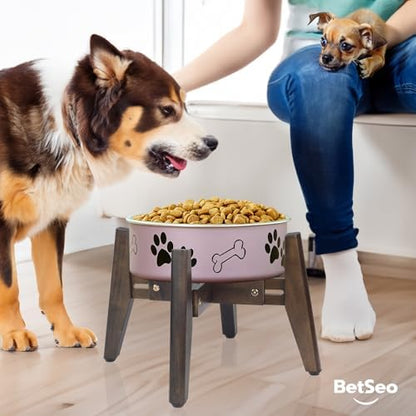 Dog Bowl Stand for Water/Food - Adjust with Lock - Dog Water Fountain Holder, Elevates Pet Food and Water Feeder Bowls (Bowl not Included) (1 Pack - (Height 10.4" Width 8-11.5") - Image 6