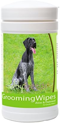 Healthy Breeds German Wirehaired Pointer Grooming Wipes 70 Count by HealthyBreeds