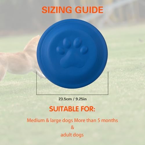 NAITELI Flyer-Soft Flying Disc Fetch Toy-for Medium/Large Dogs - Image 3