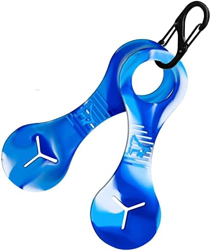 Dog Poop Bag Holder for Leash Waste Bag Carrier Dog Poop Bag Dispenser for Walking Running Bicycle Accessory 2 Pieces (Mixed Blue) by PuppyDoggy