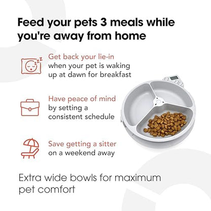 Cat Mate C300 Automatic Digital Pet Feeder for Dogs and Cats BPA and BHT Free with Ice Pack - Image 3