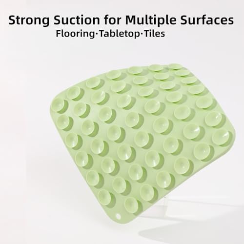 Dog Lick Mat with Suction Cups, Silicone Slow Feeder Mat for Anxiety Relief, Green - Image 3