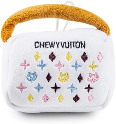 Haute Diggity Dog Chewy Vuiton Handbag Plush Dog Toy, Designer Parody Toy by HauteDiggityDog