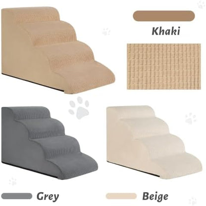 4-Step Dog Stairs Replacement Cover(for AODISMAN Pet Ramp Only),Khaki - Image 3