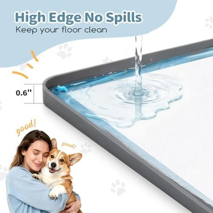 Silicone Pee Pad Holder for Dogs and Puppies, Fits 23" x 36" Pads - Image 4
