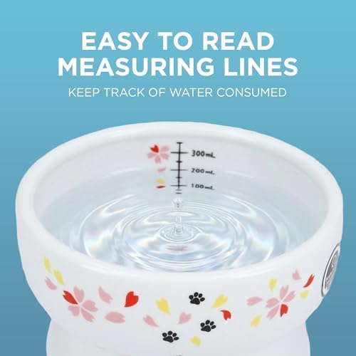 Raised Cat Water Bowl (Sakura Limited Edition) - Image 2