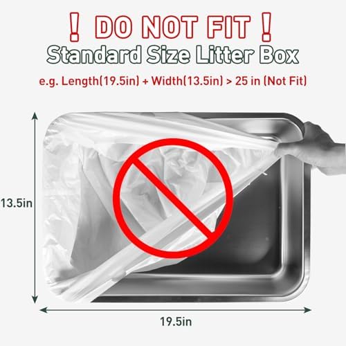 ANWA 40 Count Automatic Litter Box Bags, Litter Box Robot 4/5 Waste Bags - Image 4