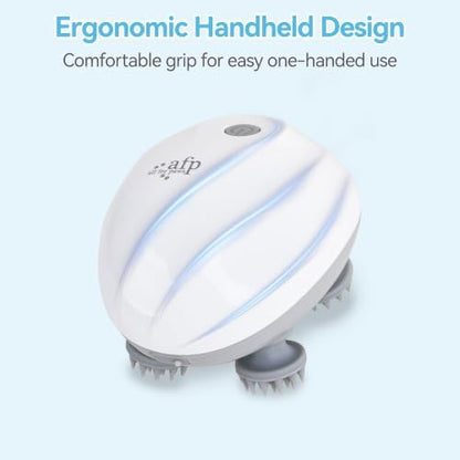ALL FOR PAWS Cat Dog Massager for Cats & Dogs, Handheld Electric Pet Massager Brush with 4 Rotating Heads, USB Rechargeable Dog Cat Head Massager, Cordless Massage Tool with 3 Speed Modes - Image 6