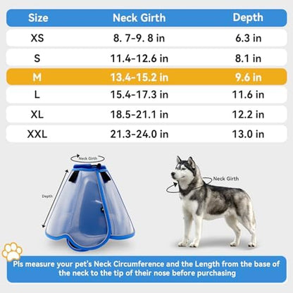 Dog Cone Collar for Large Medium Dogs, Soft Cone for dogs to Stop Licking - Image 3