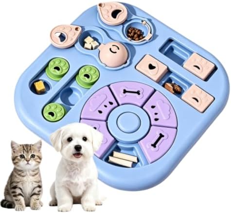Interactive Cat Puzzle Toy, Maze Slow Feeder, 11.02in by Unknown