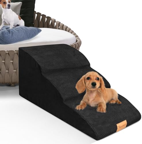 Topmart High Density Extended Foam Dog Ramp&Steps 3 Tiers,15.7" High by Topmart