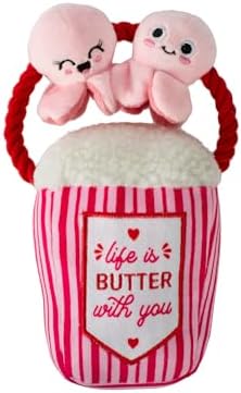 Fringe Studio Plush Dog Toy, My Heart Pops for You, Pet Shop Collection (314314) by FringeStudio