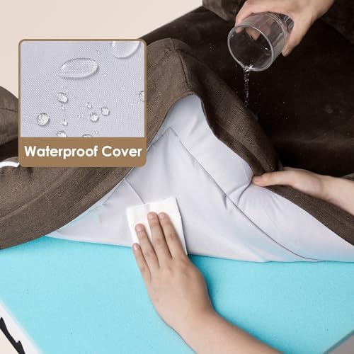 EHEYCIGA Orthopedic Extra Large Dog Bed, Waterproof Washable XL Pet Bed 44" - Image 3