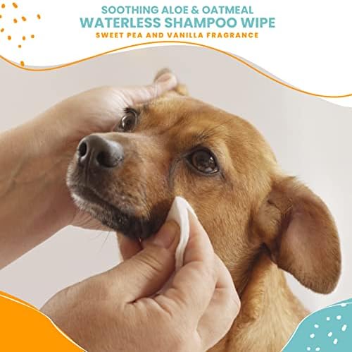 Nootie Waterless Shampoo Wipes, Sweet Pea Vanilla, Easy to Use - Image 3