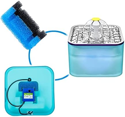 4 Cat Fountain Filter, Upgraded Sponger Foam Filter for Round Cubic - Image 5