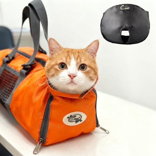 Cinf Cat Restraint Grooming Bag, Anti-Scratch Tool for Nail Trimming by Cinf