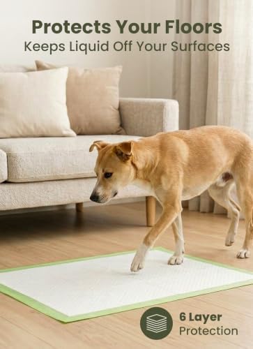 Pogi’s Puppy Pads with Sticky Tabs – Medium, Super Absorbent, Odor Blocking, 20-Count (18x24in) - Image 2