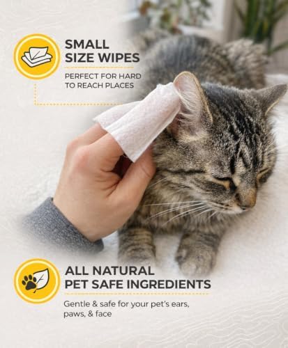 Dr. Oakley Soothing Dog Ear Wipes Cleaner for Dogs & Cats, Dog Ear Wipes for Cleaning - Image 5