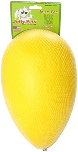 Jolly Pets Jolly Egg Dog Toy, 12 Inches/Large, Yellow (Pack of 2) - Image 7
