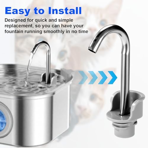 Cat Water Fountain Spout and Spout Holder for 108oz/3.2L and 84oz/2.5L - Image 3