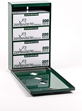 Zero Waste USA 4,000 Premium Dog Waste Station Refill Roll Bags - Up to 40% thicker & stronger than competitor bags - Guaranteed to fit any commercial roll bag dispenser (20 rolls of 200 bags)
