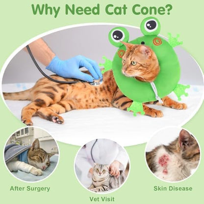 BEAUTYZOO Cat Cone Collars Soft, Cat Donut Recovery E Collar After Surgery - Image 2