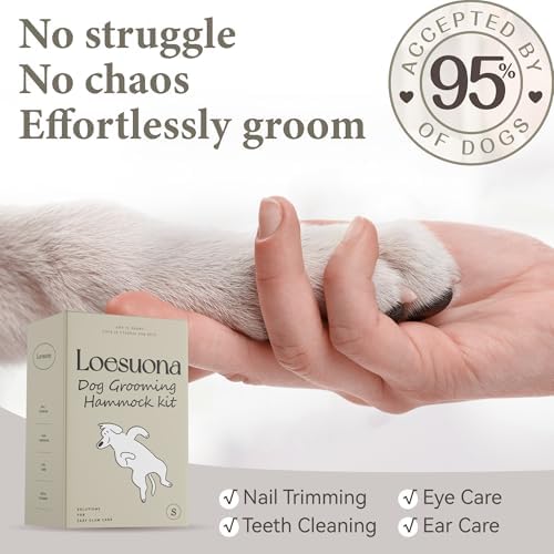 Dog Grooming Hammock – for Dogs Cat Grooming Hammock,Dog Sling for Nail Trimming with Dog Nail Clippers for Small Dogs,Dog Hammock for Nail Trim,Dog Hanging Harness for Nail Trimming - Image 2