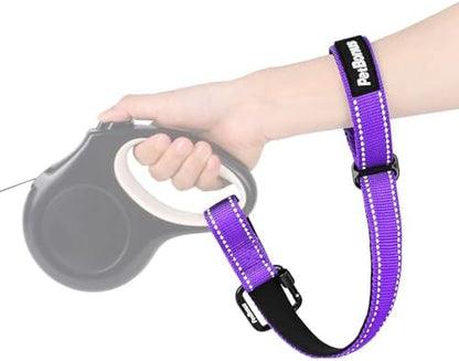 PetBonus Dog Leash Wrist Strap with Lockable Clip for Dog Retractable Leash by Petbonus
