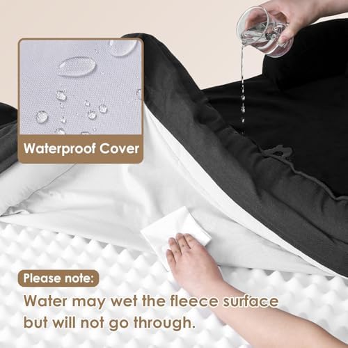 EHEYCIGA Orthopedic Extra Large Dog Bed, Waterproof Washable XL Pet Bed 44" - Image 4